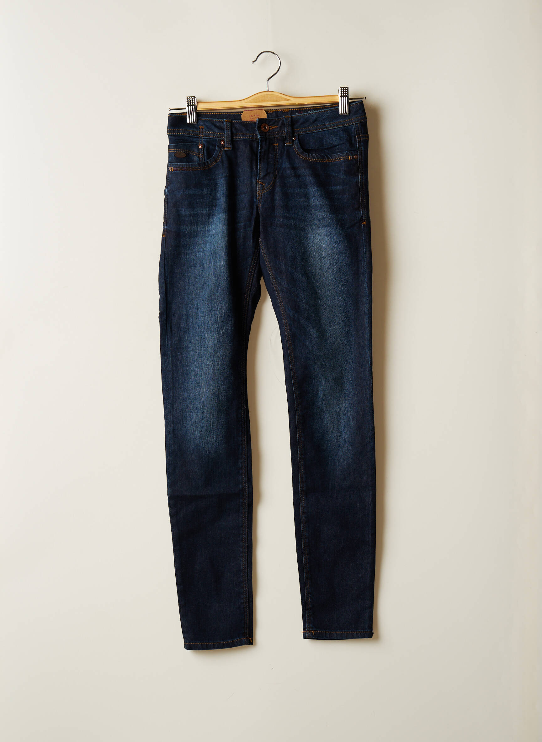 Edc Jeans Coupe Slim Femme couleur bleu