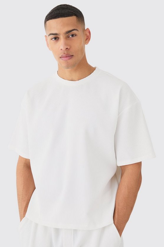 Oversize T-Shirt mit Falten