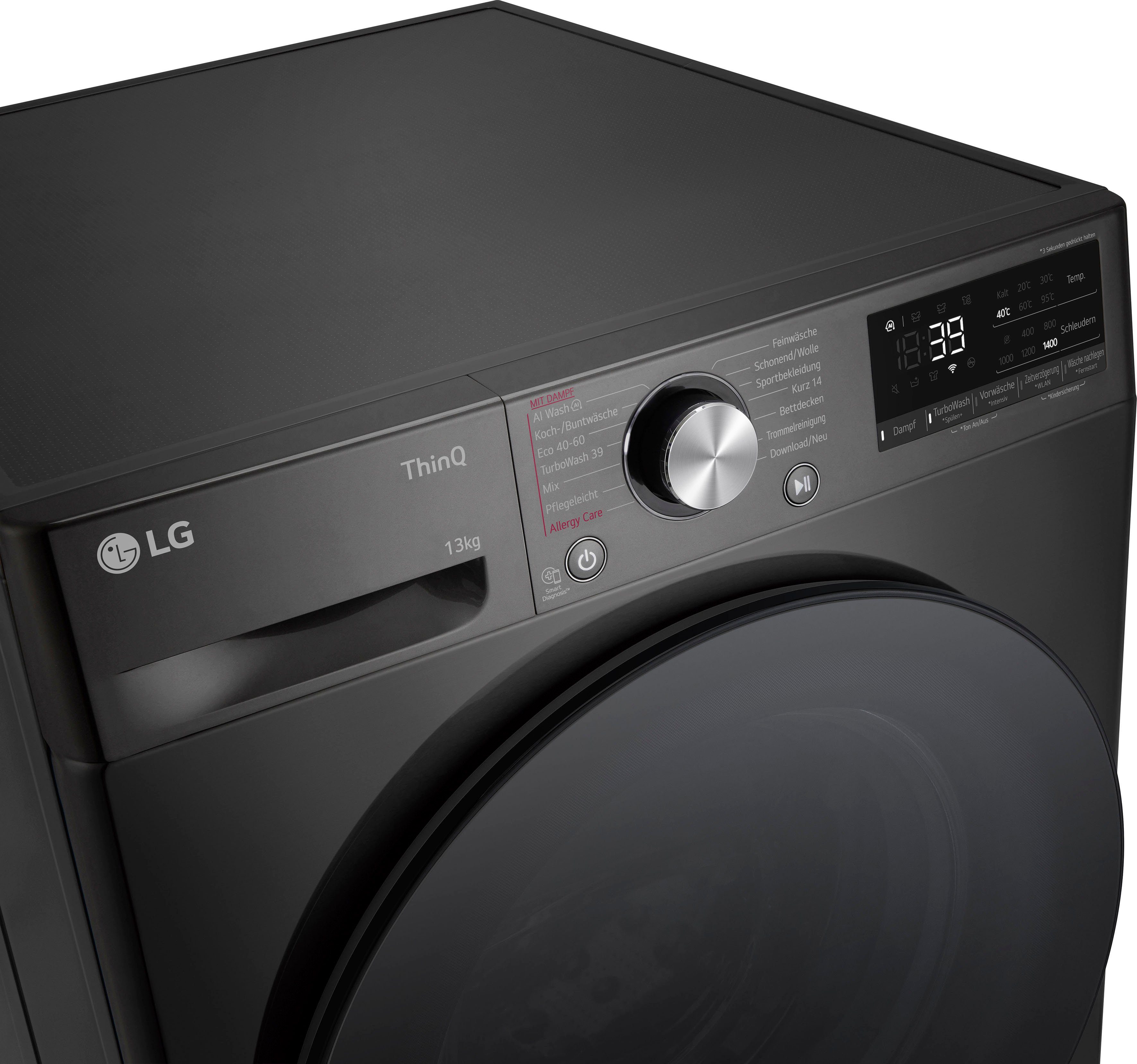 LG Waschmaschine Serie 7 F4WR703YB, 13 kg, 1400 U/min