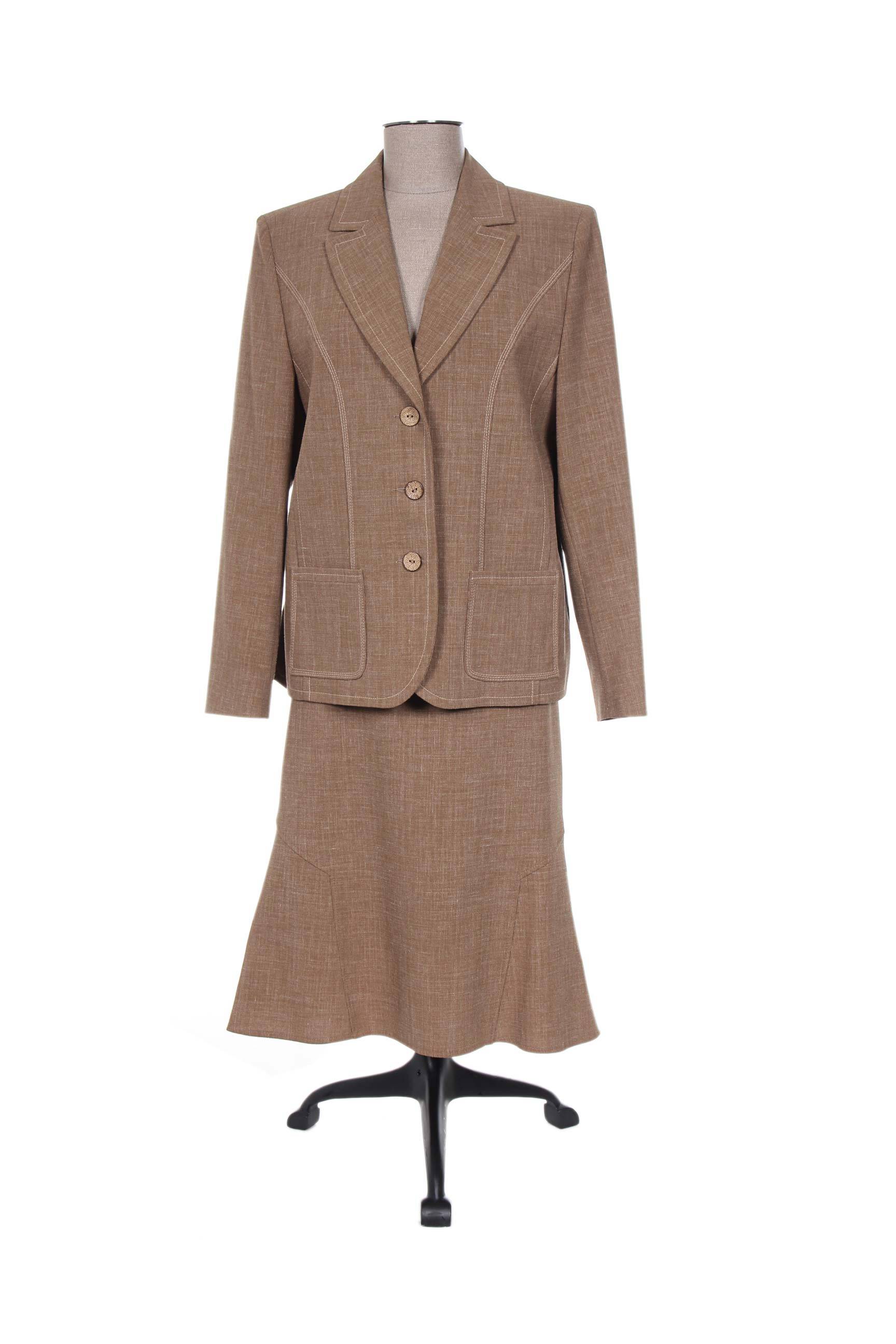 Nonet Jupe Veste Femme couleur marron
