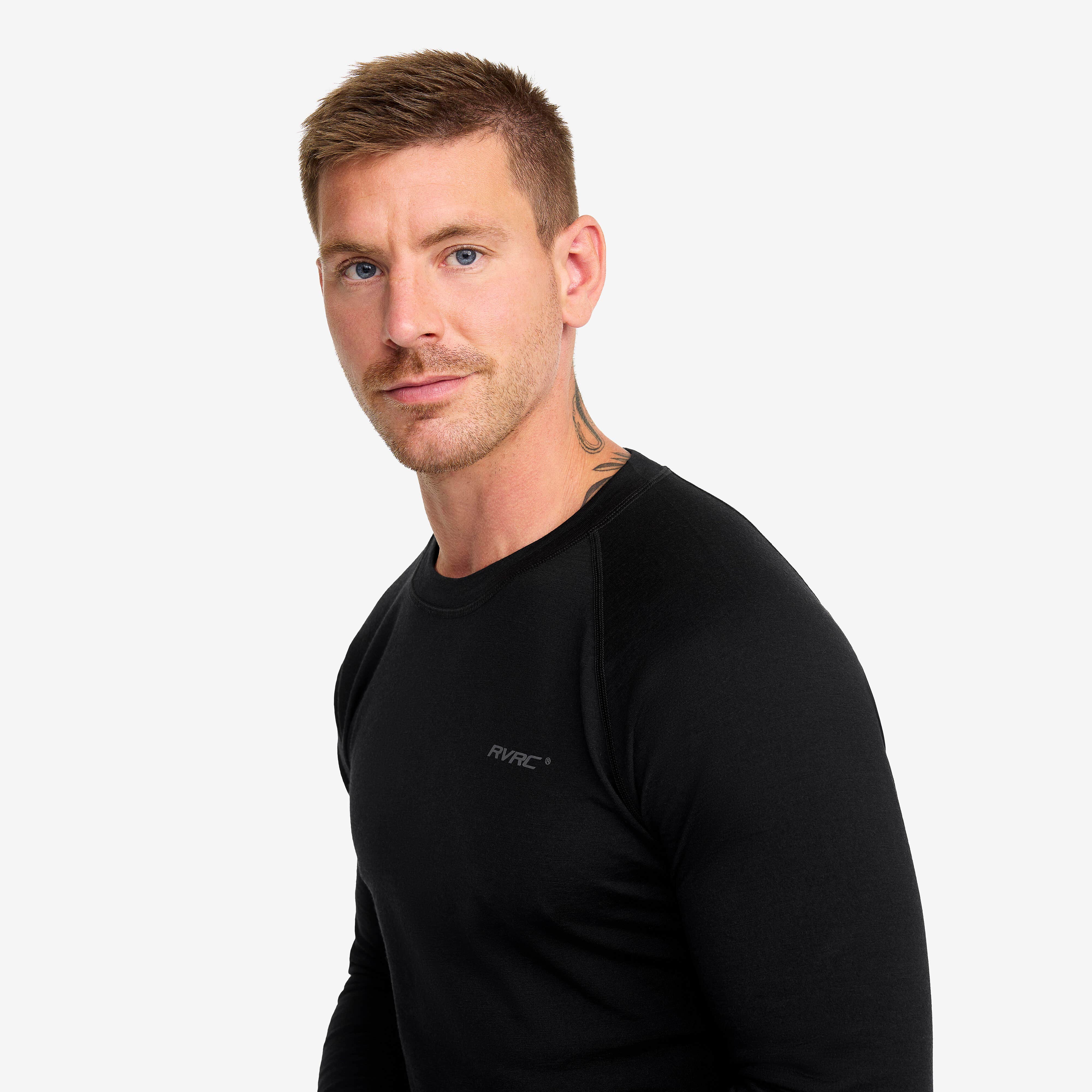 Mount Merino Long Sleeve Top Homme Black