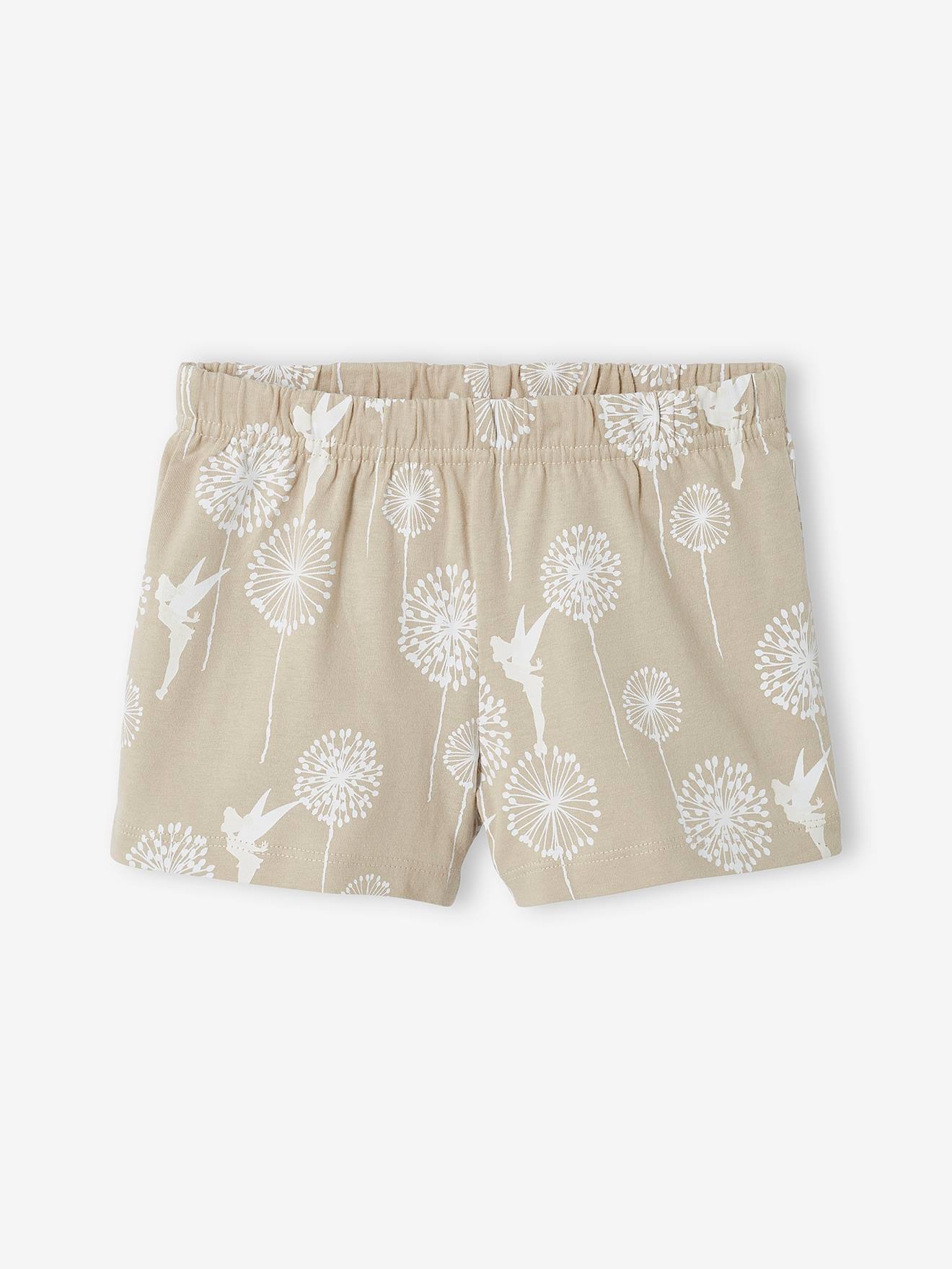 Pyjashort fille DS® Fée Clochette gris clair imprime