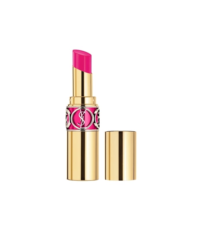 YVES SAINT LAURENT-ROUGE VOLUPTÉ SHINE -Une brillance à porter. Des couleurs fraîches