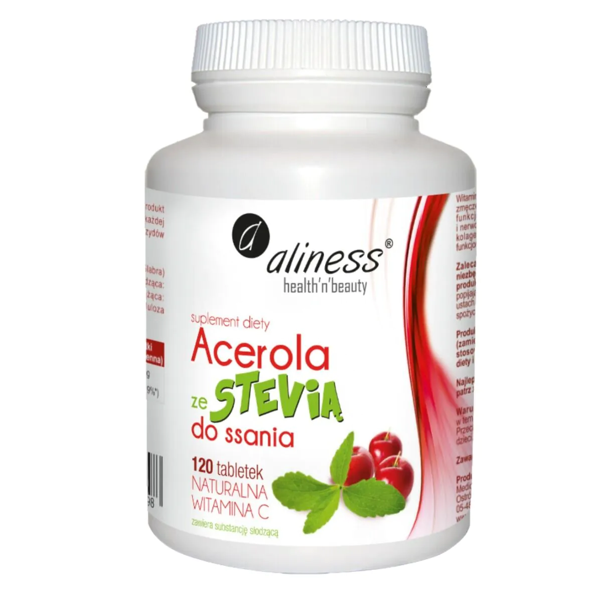Aliness Acerola su stevijos pastilėmis