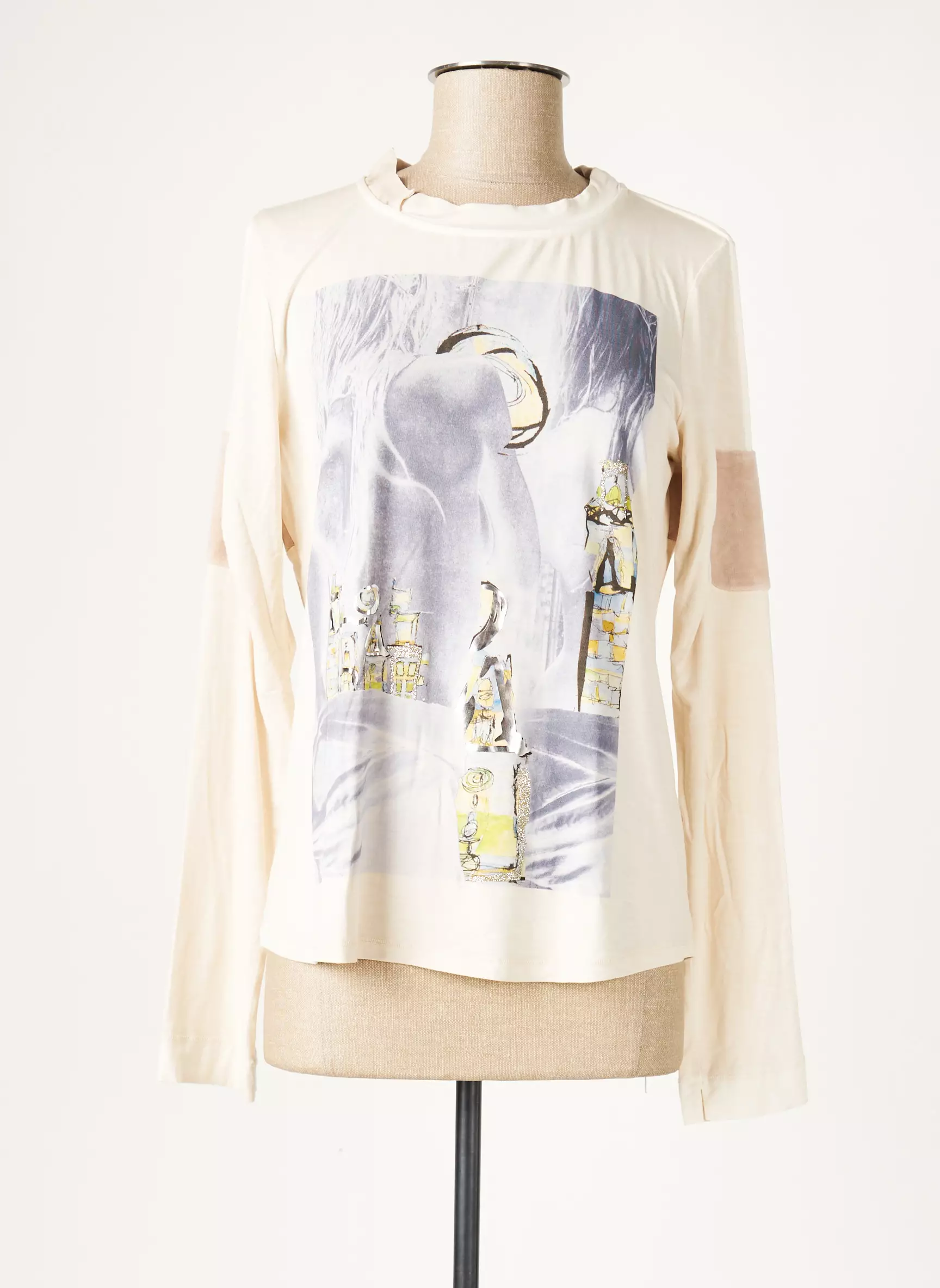 Elisa Cavaletti Tshirts Femme couleur beige