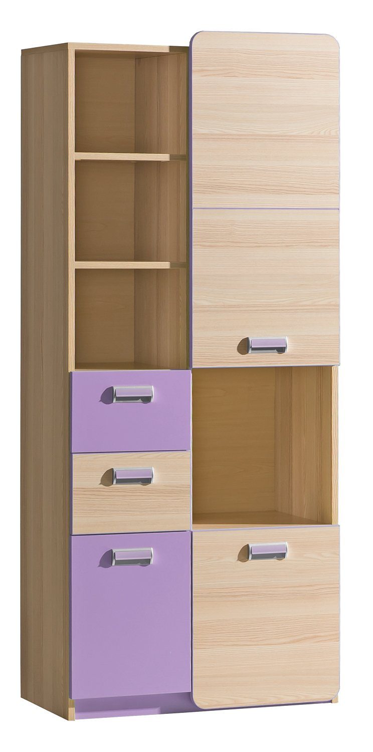 möbel-direkt.de Jugendzimmer-Set Lorento, (Komplett Set, 6-St., in verschiedenen Zusammenstellungen und Farben wählbar), ABS laminiert