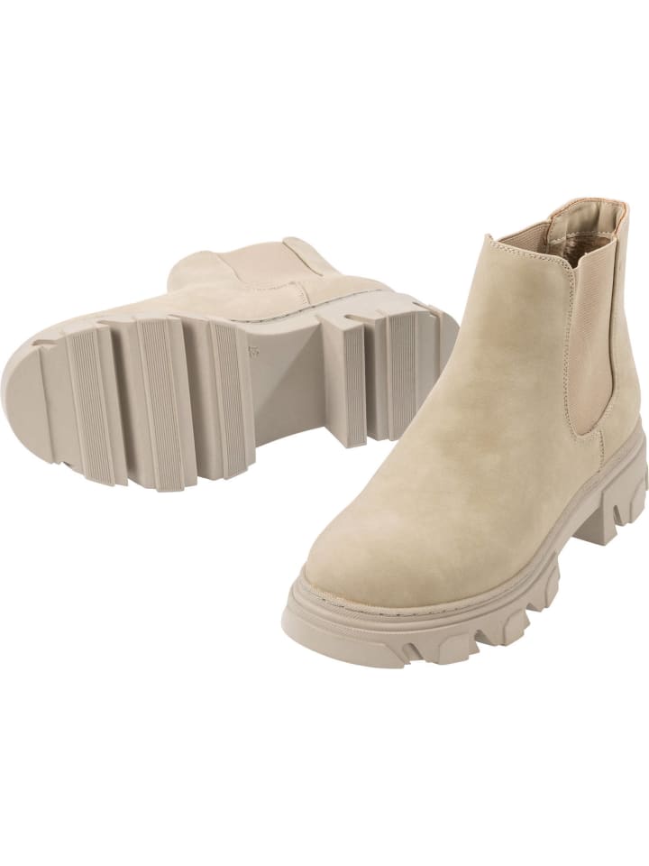 palado Chelsea Boots in Cream/Cream günstig kaufen