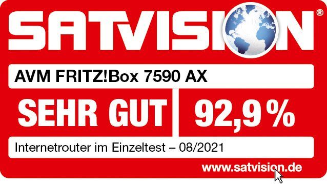 AVM FRITZ!Box 7590 AX ohne ISDN-S0-Port WLAN-Router
