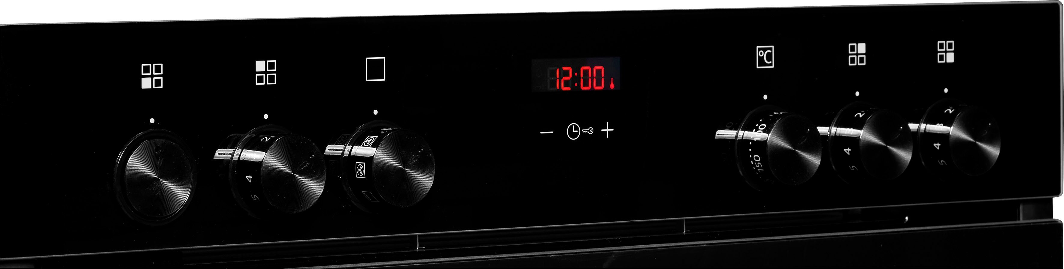 SIEMENS Elektro-Herd-Set iQ300 EQOTABK1, mit Teleskopauszug nachrüstbar, inkl. Pizzaform, 4 Jahre Garantie inklusive