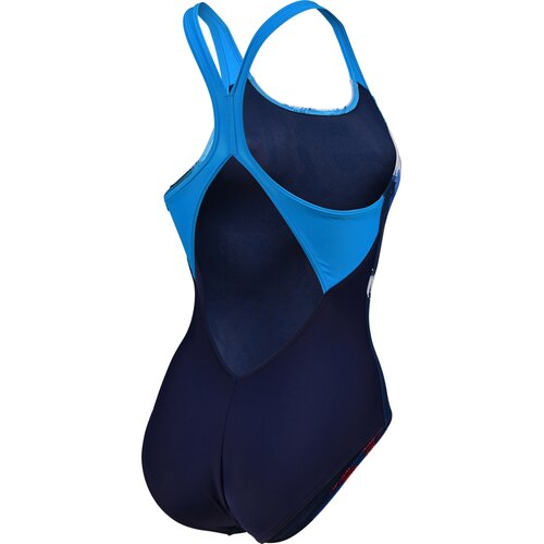 DAMEN SCHWIMMANZUG WOMEN'S WAVES BREAKING SWIMSUIT V BACK