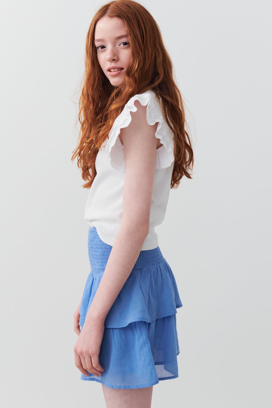 Y frill skirt