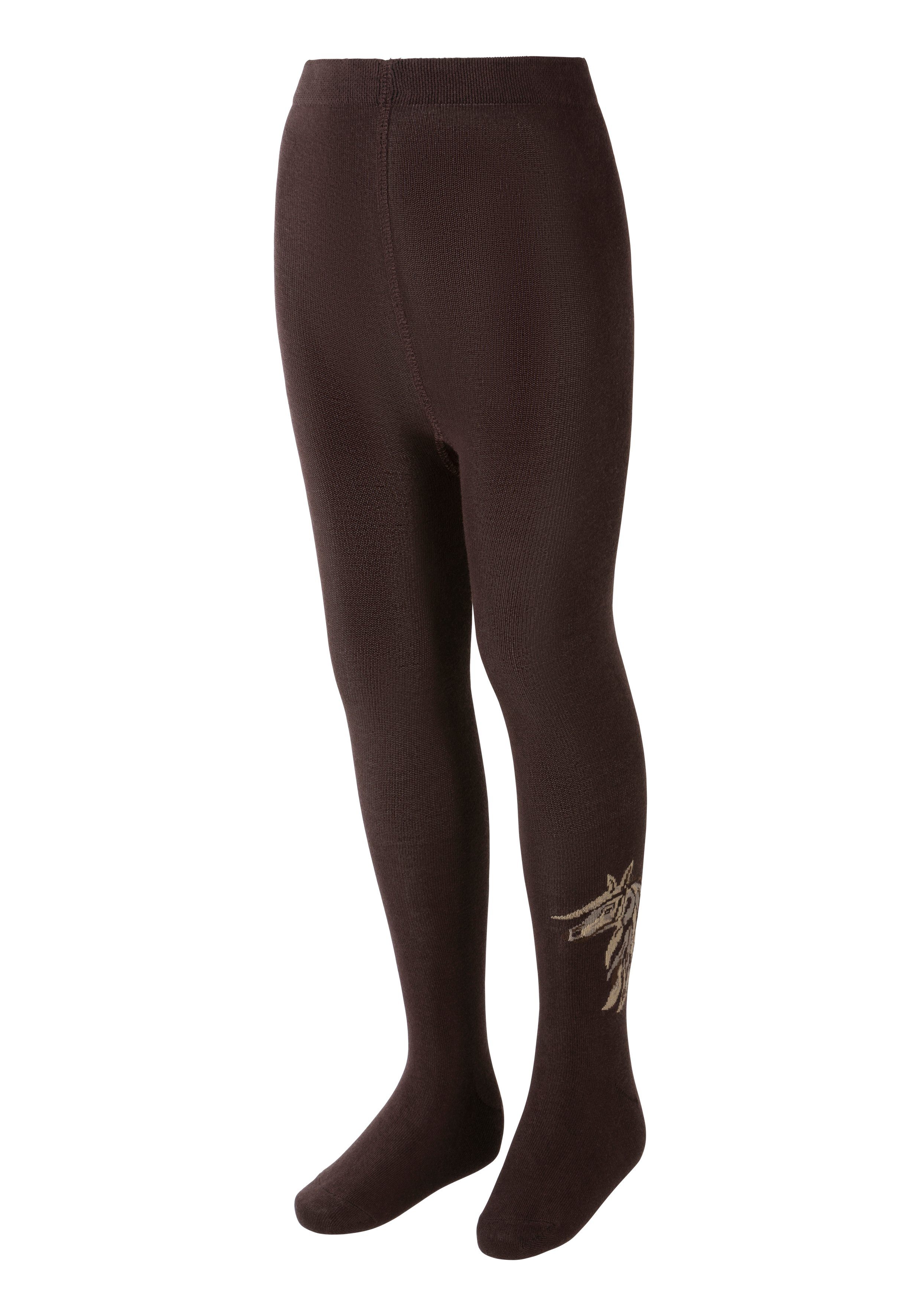 H.I.S Strickstrumpfhose (Packung 3 St) mit Pferde Motiven