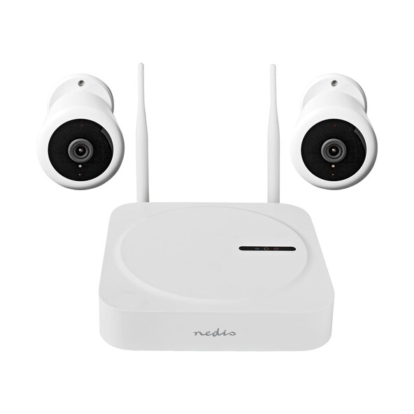 Wireless Outdoor FullHD Überwachungssystem mit 2 Kameras, SLNVR201CWT, SmartLife