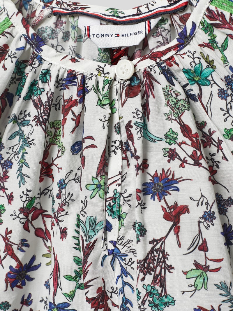 Blusenshirt mit floralem Muster Modell 'FLORAL PRINT TOP' in offwhite