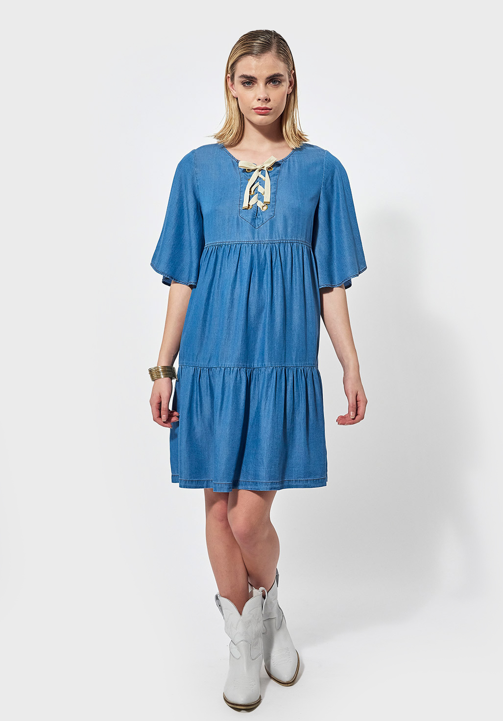 TILAN  Robe loose Femme denim