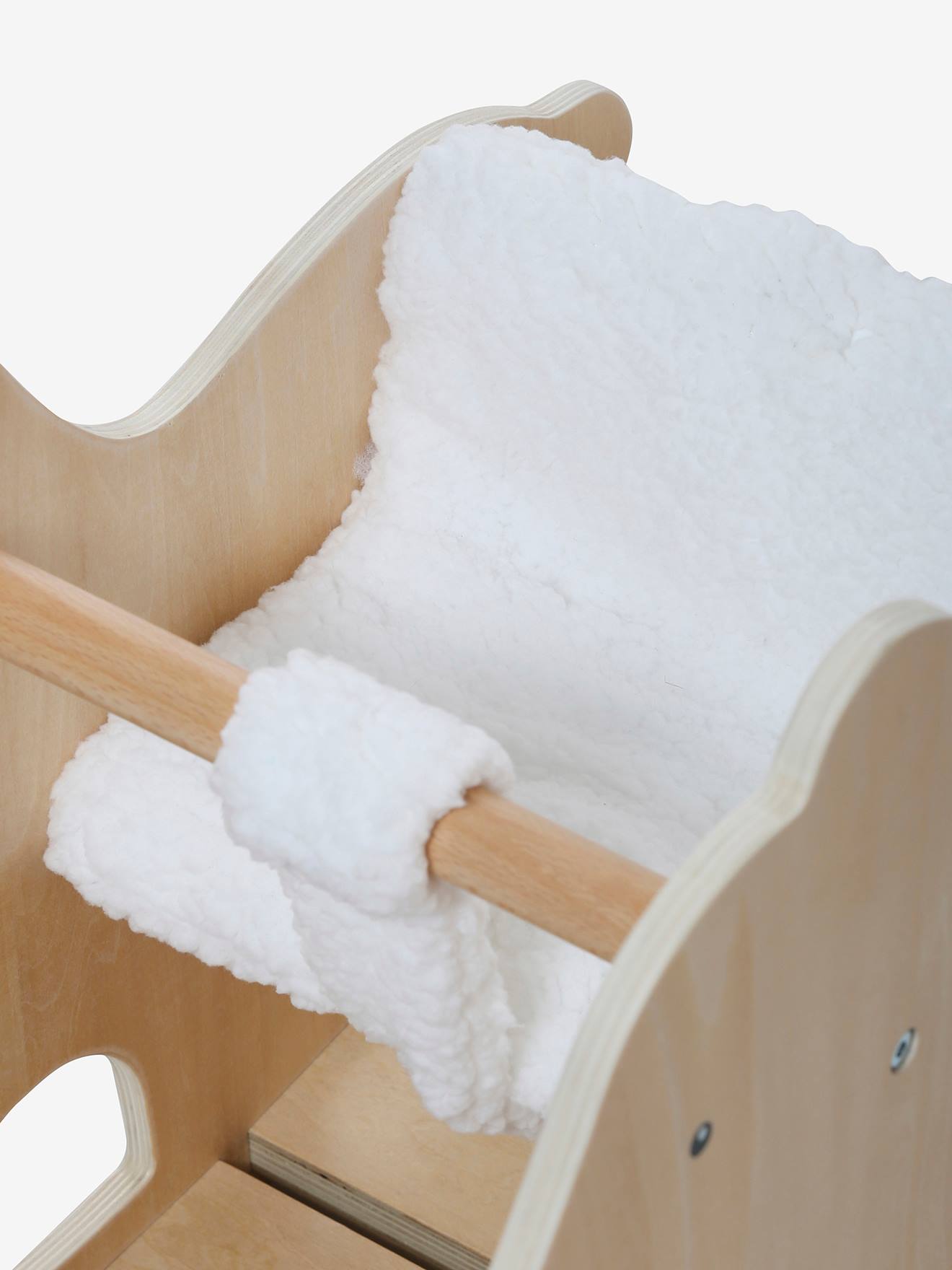 Bascule ours polaire en bois FSC® naturel