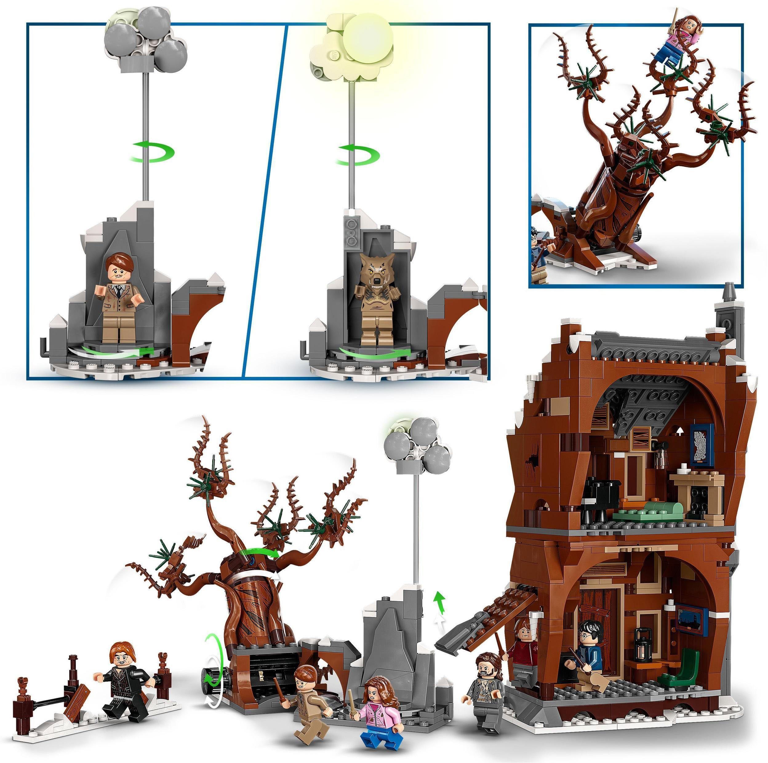 LEGO® Konstruktionsspielsteine Heulende Hütte und Peitschende Weide (76407), LEGO® Harry Potter, (777 St), Made in Europe