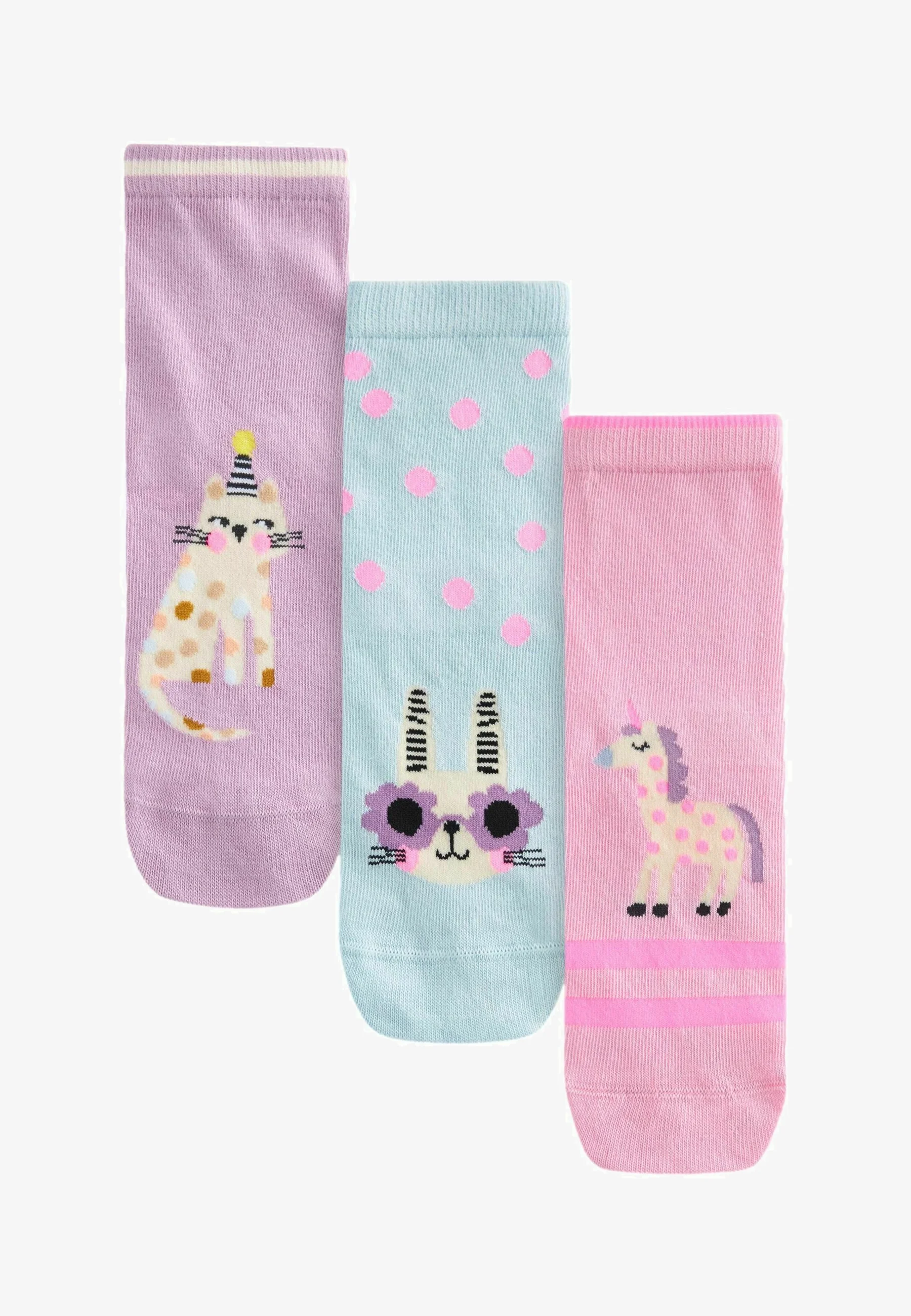 Pack de 3 calcetines con personajes ricos