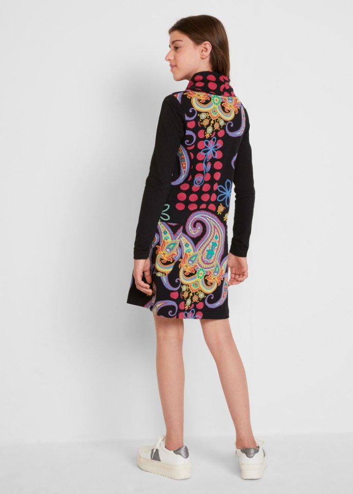 Mädchen Jerseykleid langarm