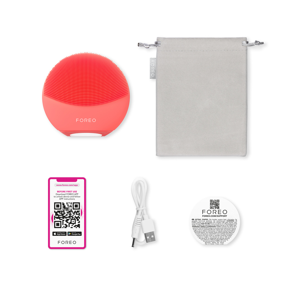 foreo LUNA™ 4 mini Coral Appareil nettoyant