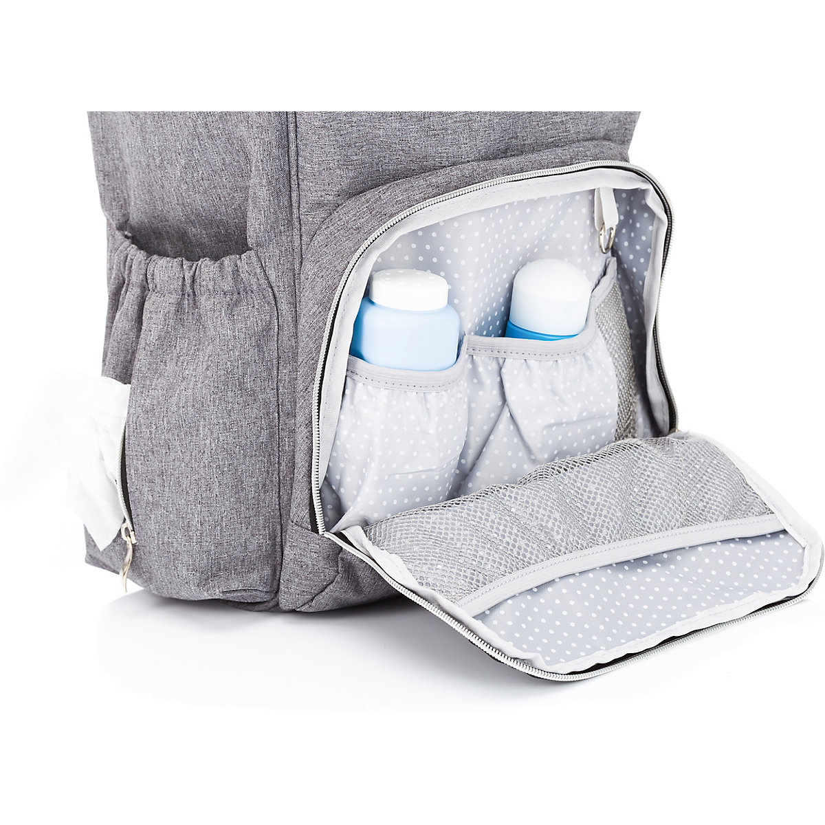 Wickelrucksack, grau