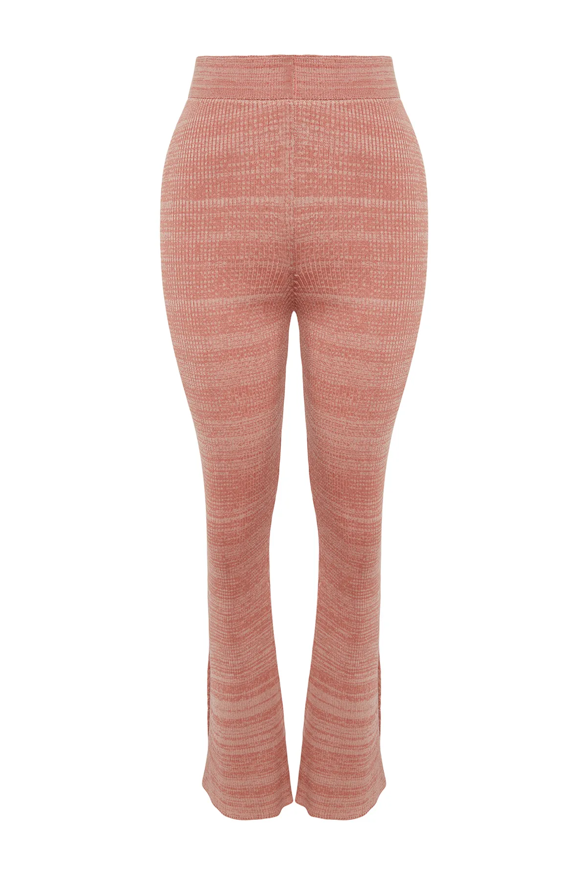 Trendyol Collection  Dusty Rose Strickhose mit ausgestelltem Bein TWOAW24PL00004