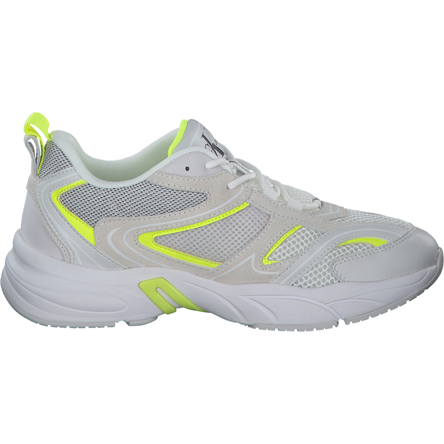 Calvin Klein YW0YW00891, Sneakers Low, Damen, Weiß (Gelb)
