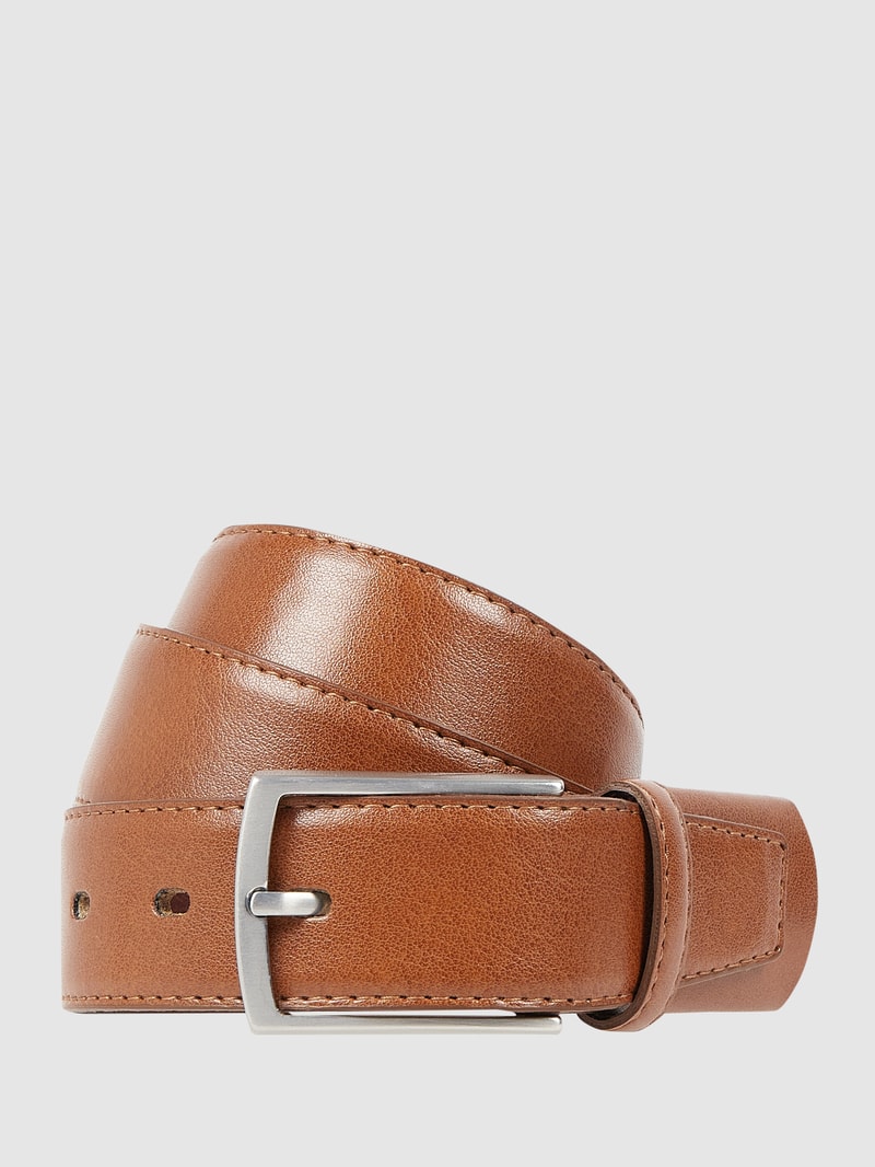 Gürtel aus Leder in cognac