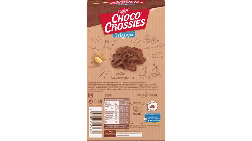 Nestlé CHOCO CROSSIES Original 150 g