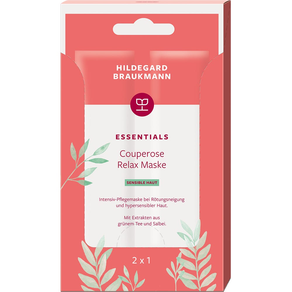 Hildegard Braukmann Essentials Couperose Relax Maske 2x7 ml