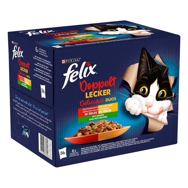 Sparpaket Felix Doppelt lecker - so gut wie es aussieht 48 x 85 g