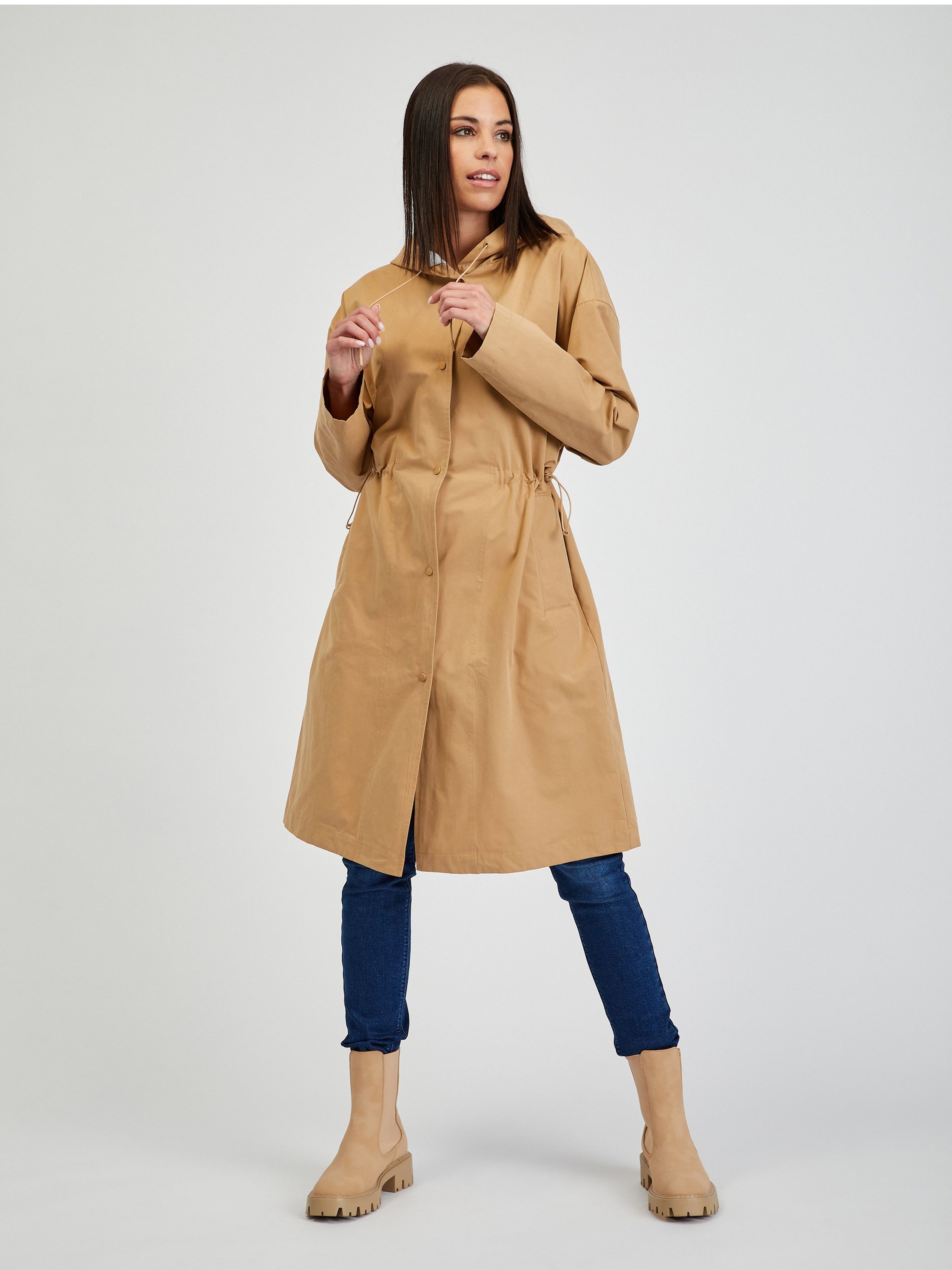 Hellbrauner Damenparka ORSAY