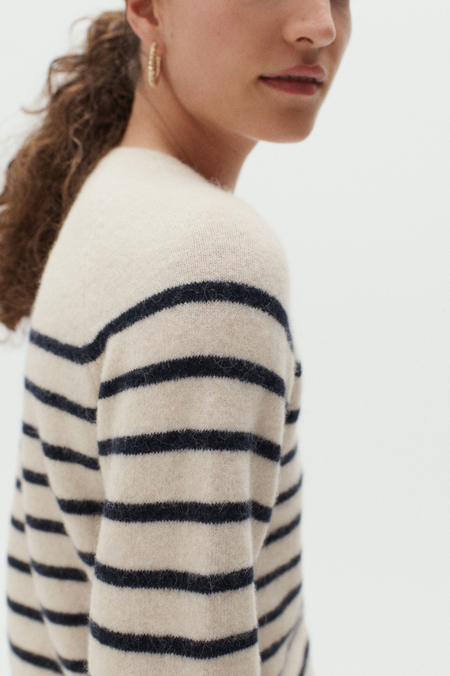 pull fabian ivoire femme