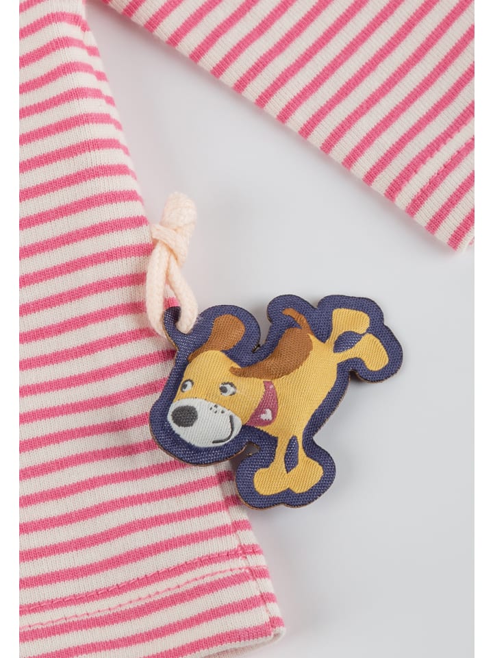Sigikid Langarmshirt Funny Dog in Rosa/Weiß günstig kaufen