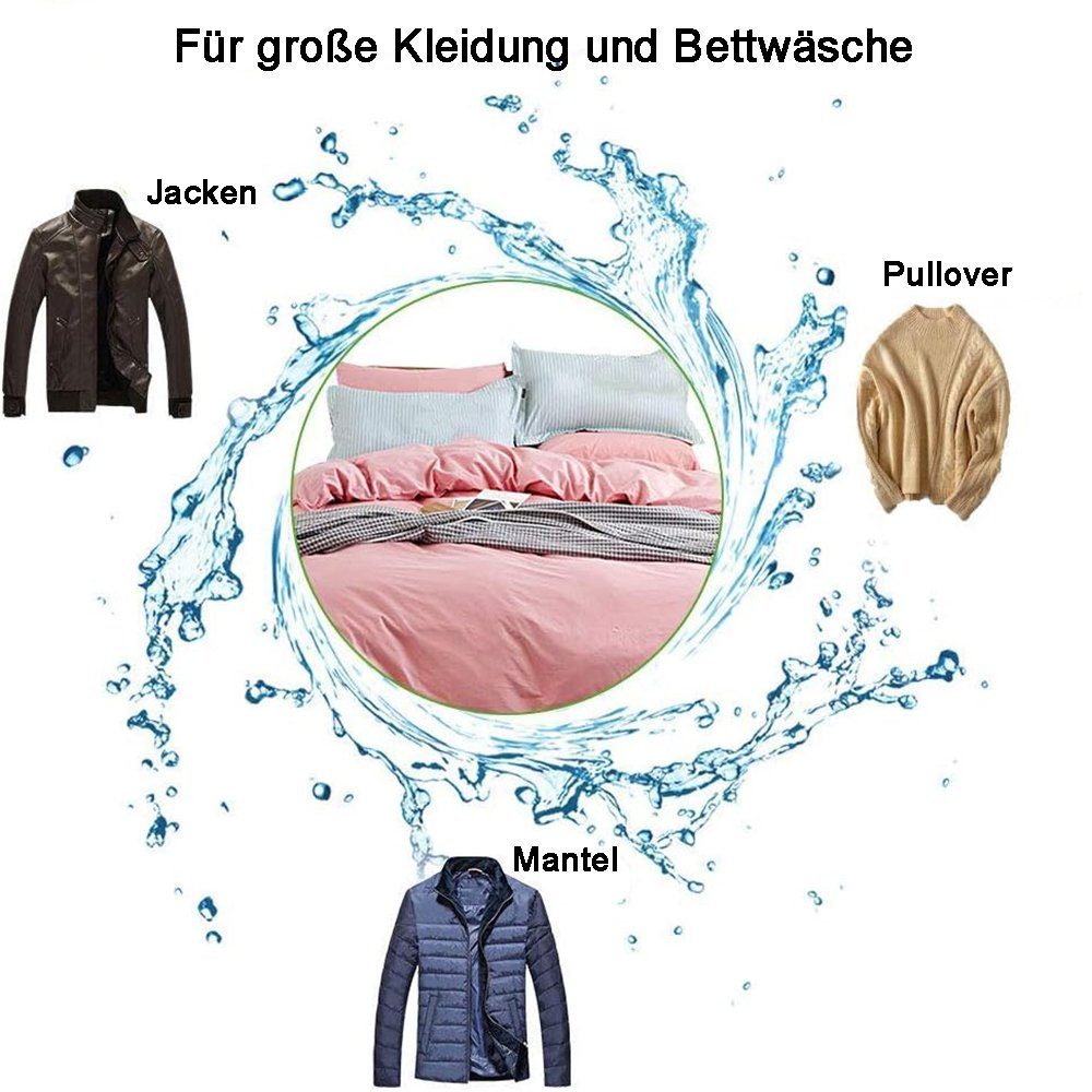 Einemgeld Wäschesäckchen 2 Pcs Wäschesäcke Groß, 90x110cm, für Waschmaschine Wiederverwendbare