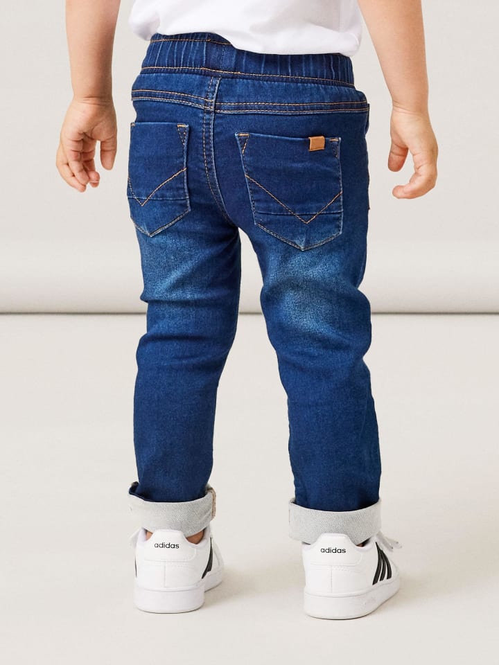 name it Schlupfjeans in dark blue denim günstig kaufen
