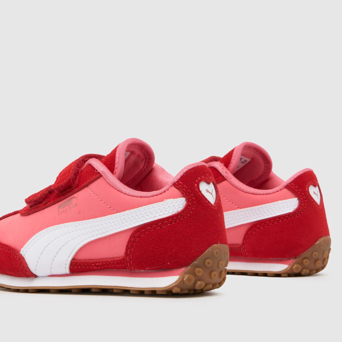 PUMA rosa multifärgade easy rider love v flickor småbarnsskor