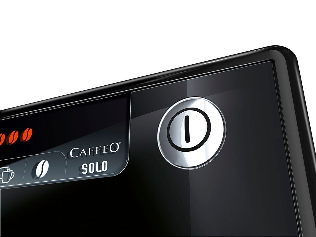 Melitta Kaffeevollautomat Solo® E950-201, schwarz, Perfekt für Café crème & Espresso, nur 20cm breit