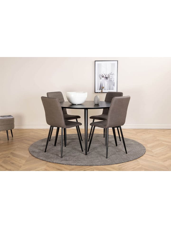 ebuy24 Essgruppe Dipp 30 (5-teilig) Grau 115 x 115 cm günstig kaufen onesize