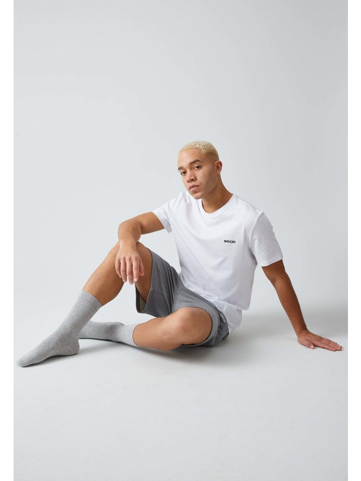 SNOCKS Tennissocken aus Bio-Baumwolle 4 Paar in Grau günstig kaufen