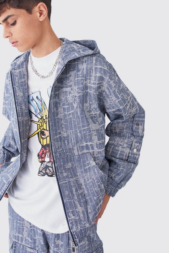 Oversize Hoodie mit Reißverschluss