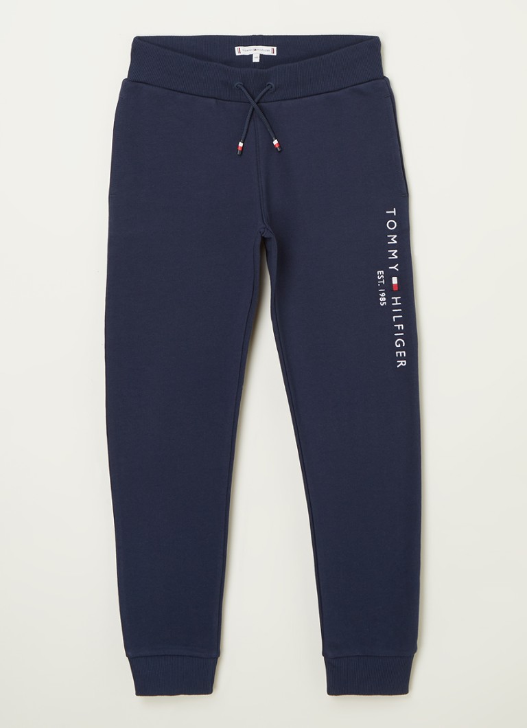 Pantaloni de trening conici Tommy Hilfiger cu logo brodat