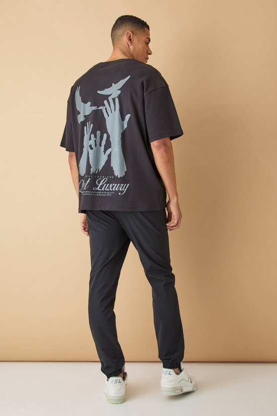 Slim-Fit Stretch-Jogginghose
