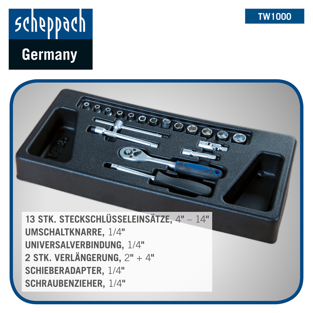 Scheppach Werkstattwagen TW1000 263 tlg.