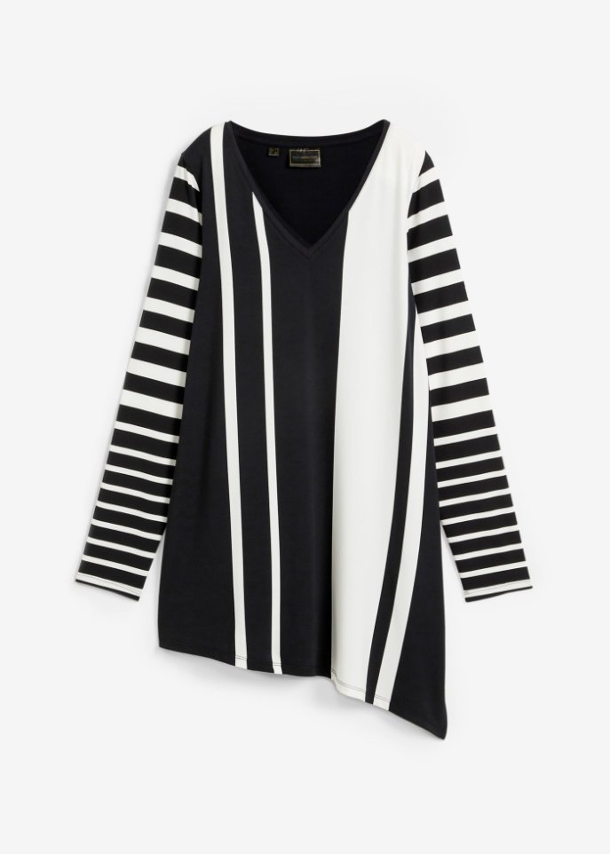 Zipfelshirt mit Streifen