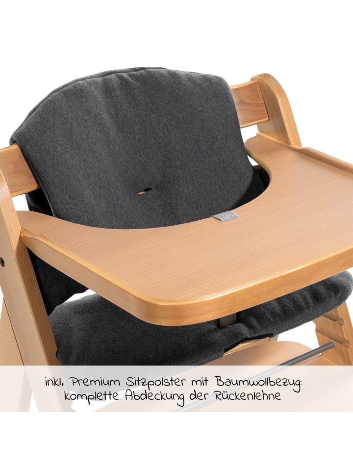Hauck Hochstuhl Alpha Move Natur - im Sparset inkl. in beige,schwarz günstig kaufen onesize
