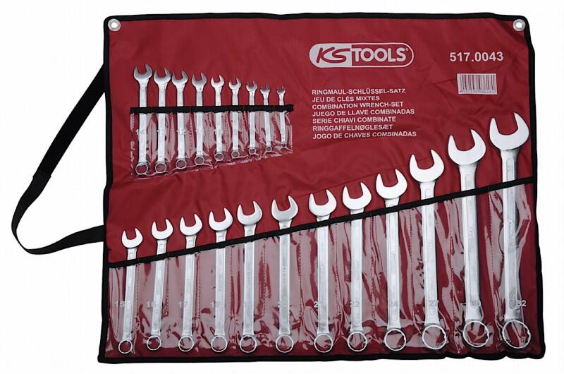 KS Tools Ringmaulschlüssel-Satz 21-tlg.