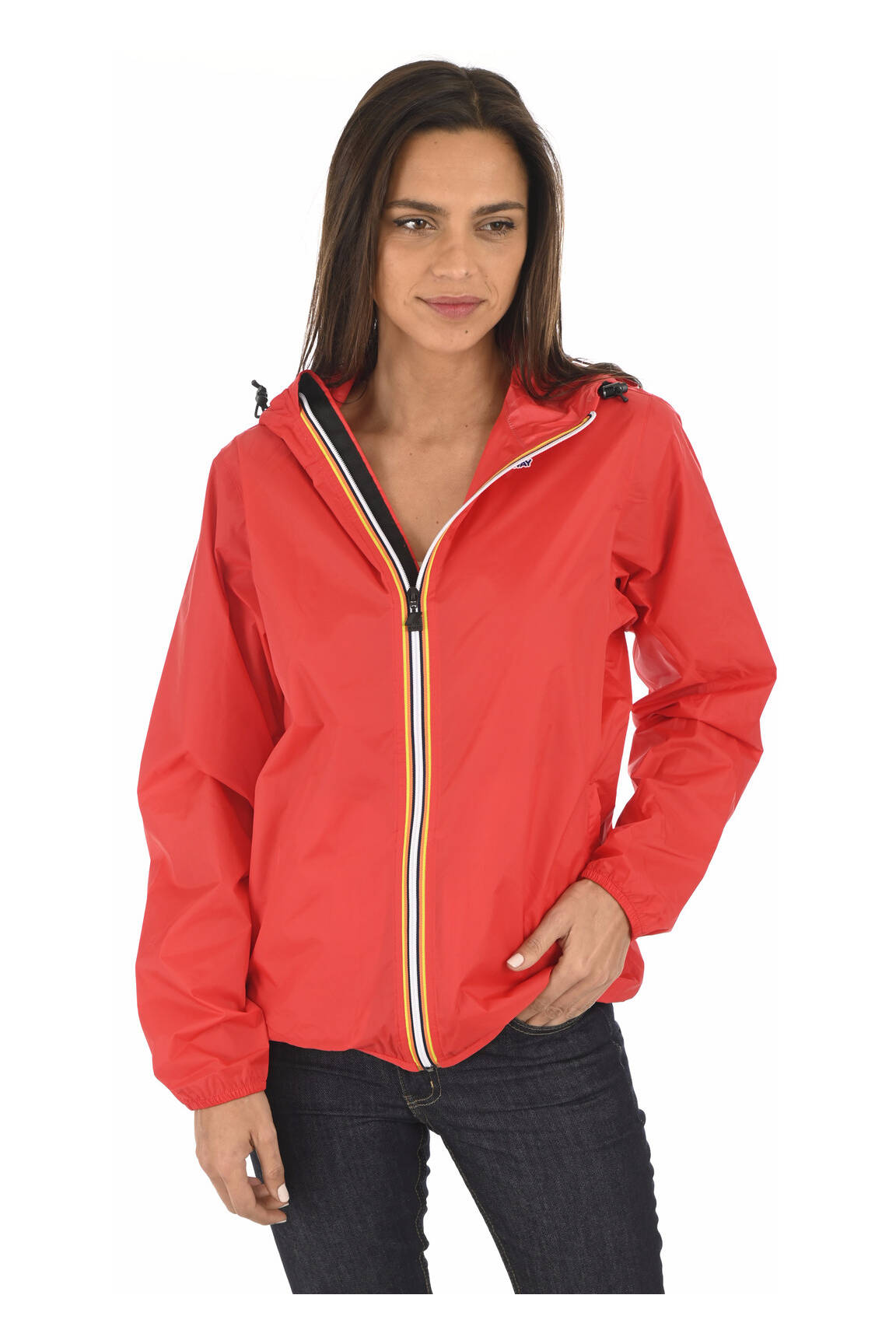K Way Impermeables Trenchs Unisexe couleur rouge
