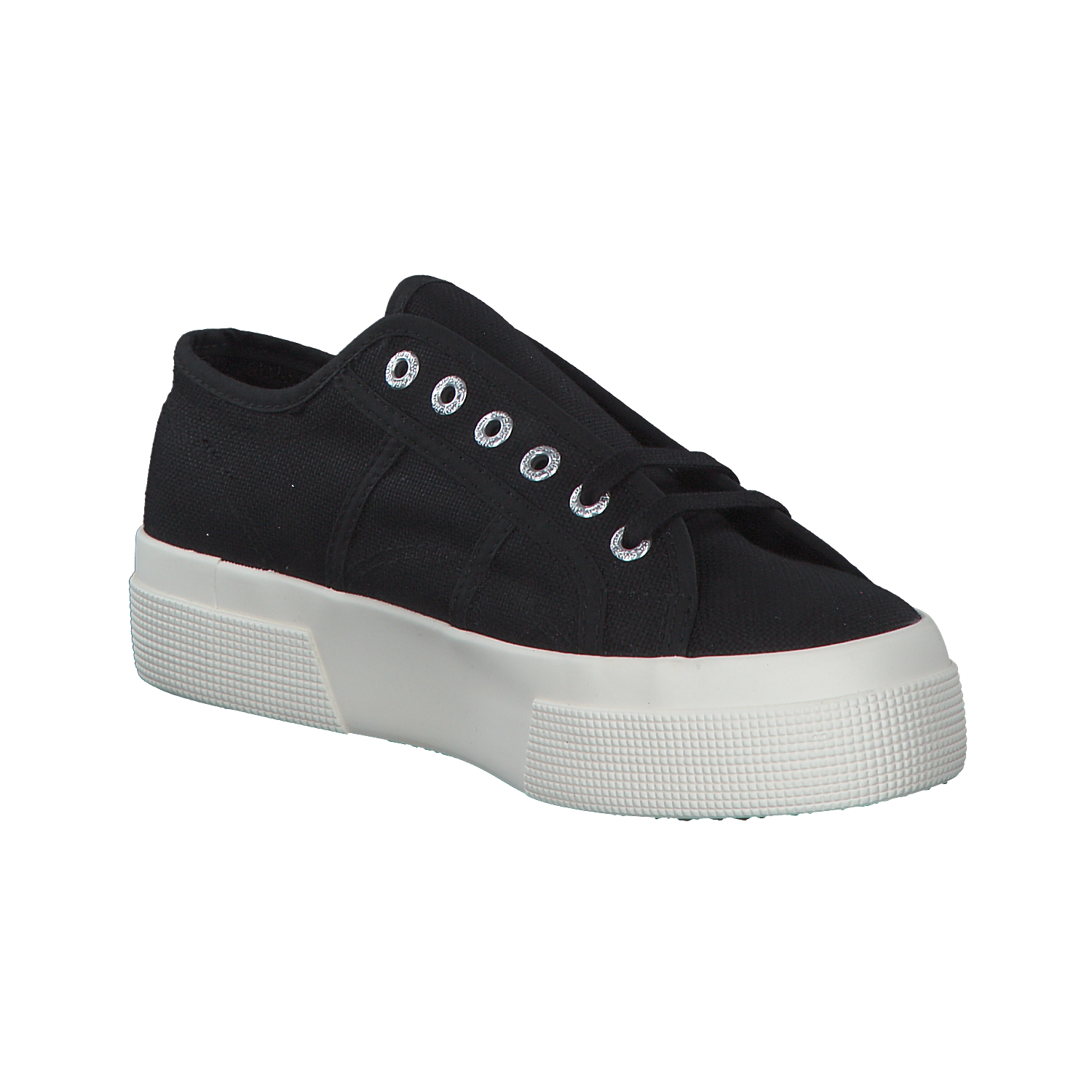 Superga 2740 Platform S21384W, Schnürschuhe, Damen, Schwarz