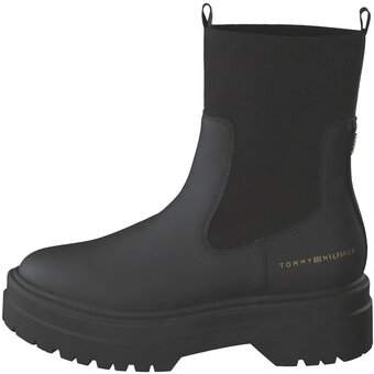Tommy Hilfiger Feminine Seasonal Utility Boot in schwarz